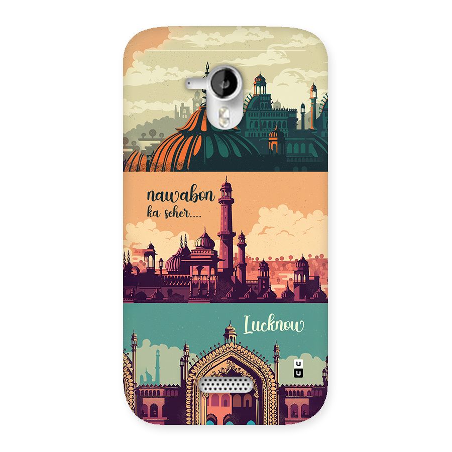 Lucknow City Back Case for Canvas HD A116
