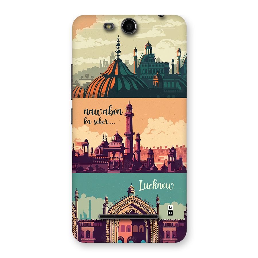 Lucknow City Back Case for Canvas Juice 3 Q392