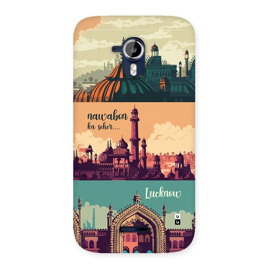 Lucknow City Back Case for Canvas Magnus A117