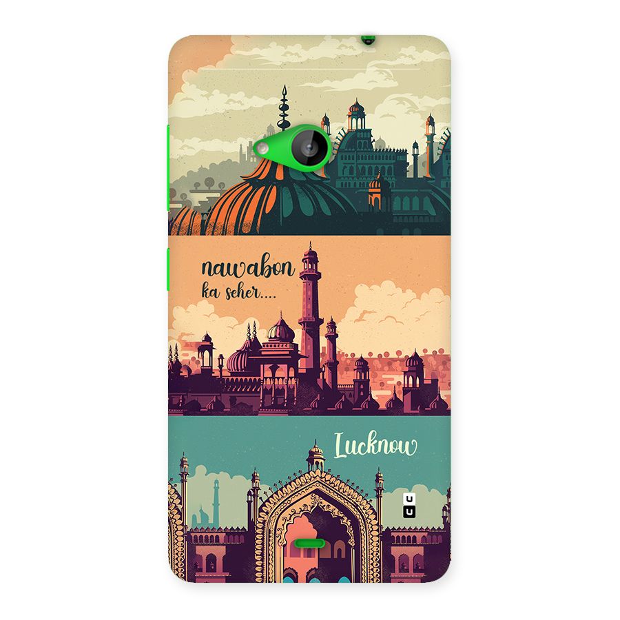 Lucknow City Back Case for Lumia 535