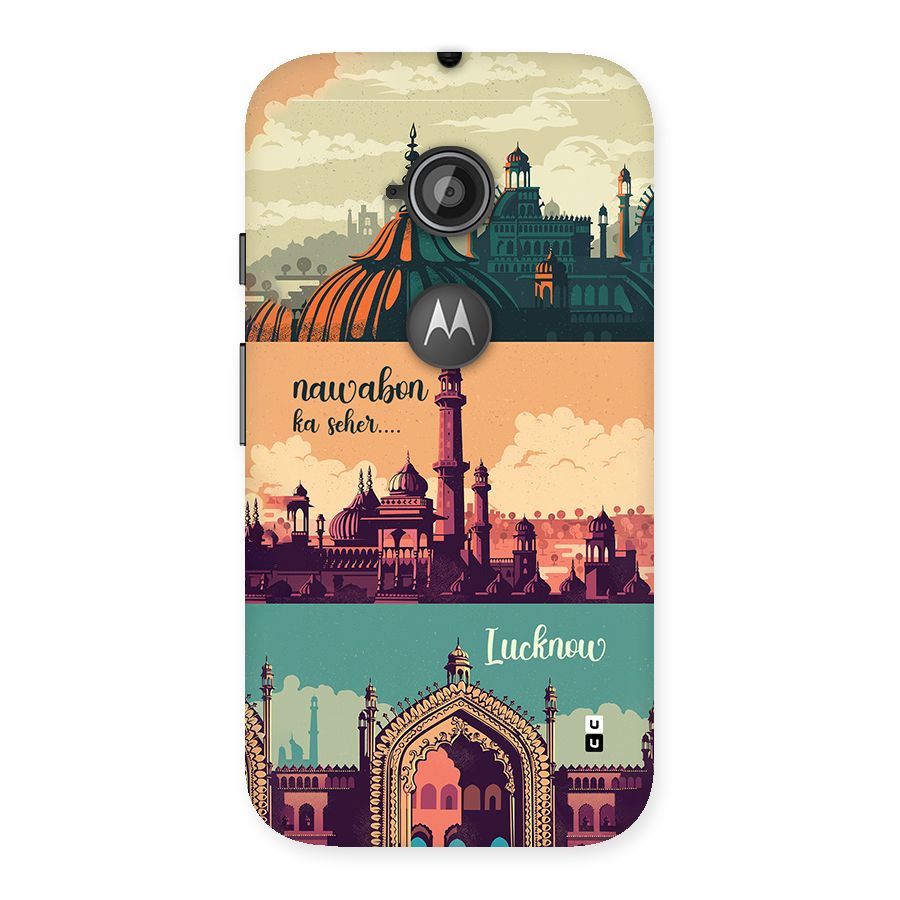 Lucknow City Back Case for Moto E 2nd Gen