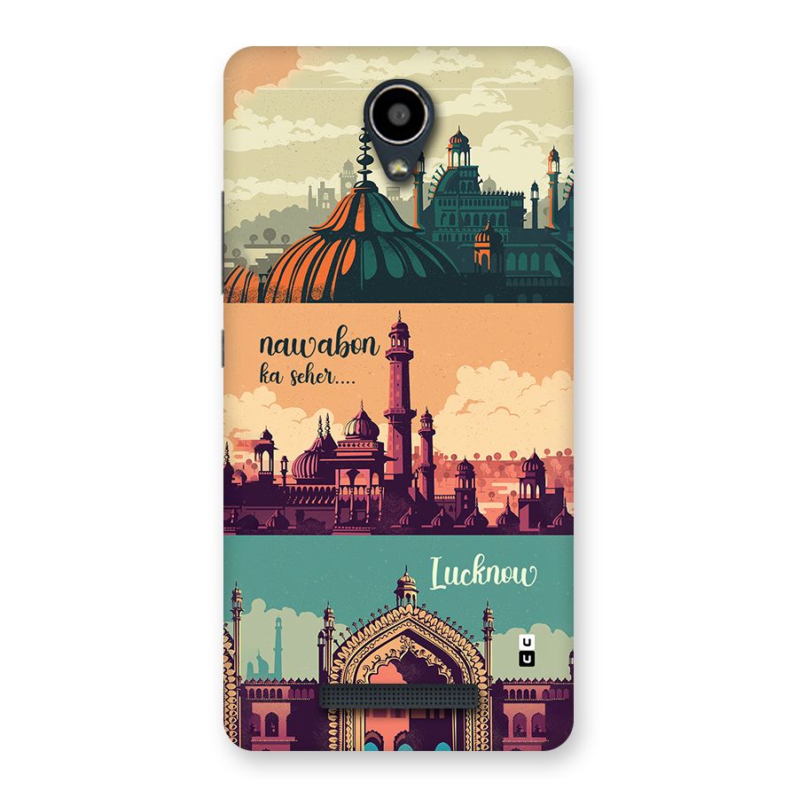 Lucknow City Back Case for Redmi Note 2