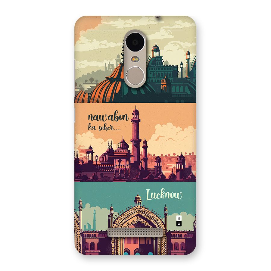 Lucknow City Back Case for Redmi Note 3