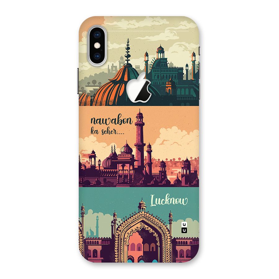 Lucknow City Back Case for iPhone XS Max Apple Cut