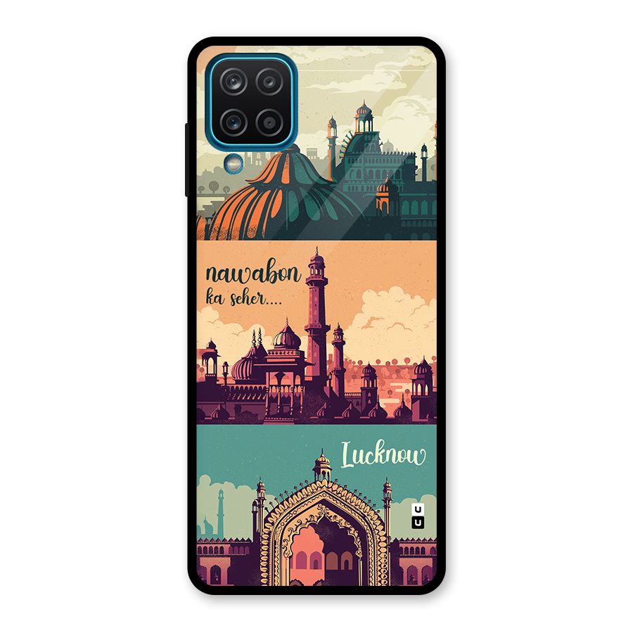 Lucknow City Glass Back Case for Galaxy A12