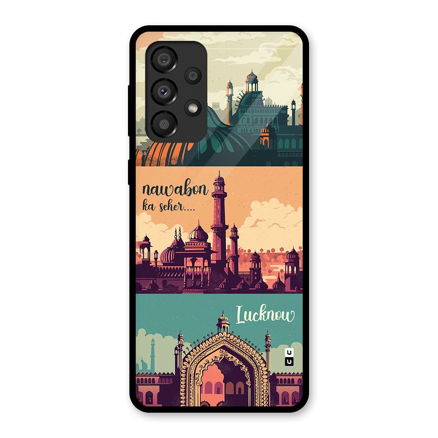 Lucknow City Glass Back Case for Galaxy A33 5G