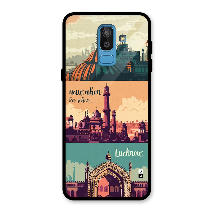 Lucknow City Glass Back Case for Galaxy J8