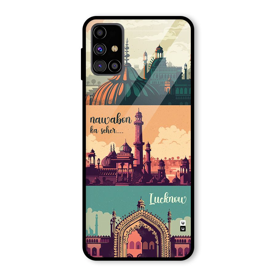Lucknow City Glass Back Case for Galaxy M31s