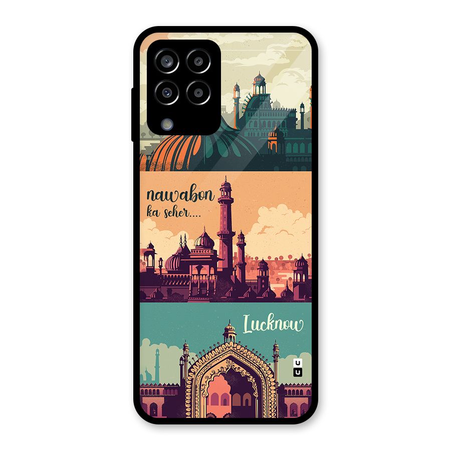 Lucknow City Glass Back Case for Galaxy M33
