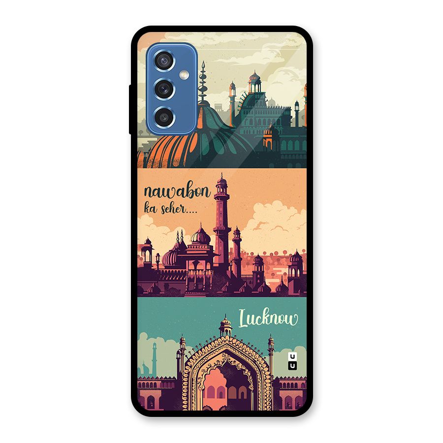 Lucknow City Glass Back Case for Galaxy M52 5G