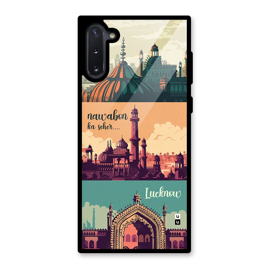 Lucknow City Glass Back Case for Galaxy Note 10