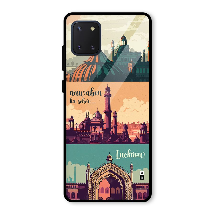 Lucknow City Glass Back Case for Galaxy Note 10 Lite