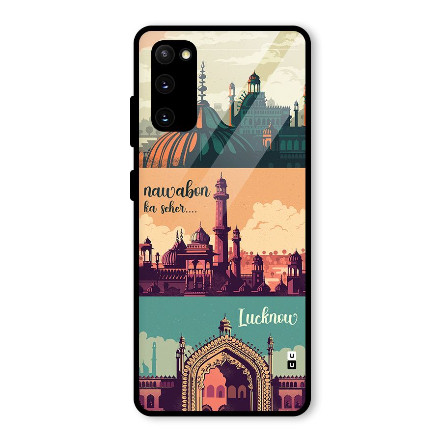 Lucknow City Glass Back Case for Galaxy S20 FE