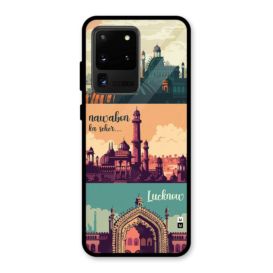 Lucknow City Glass Back Case for Galaxy S20 Ultra