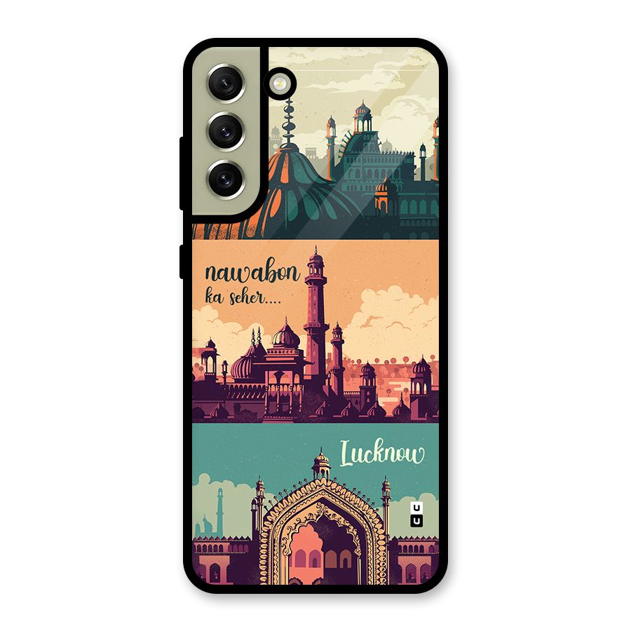 Lucknow City Glass Back Case for Galaxy S21 FE 5G