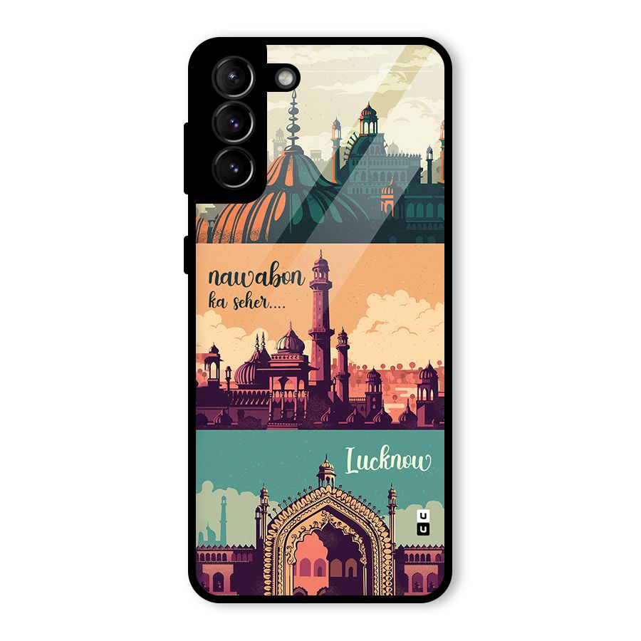 Lucknow City Glass Back Case for Galaxy S21 Plus