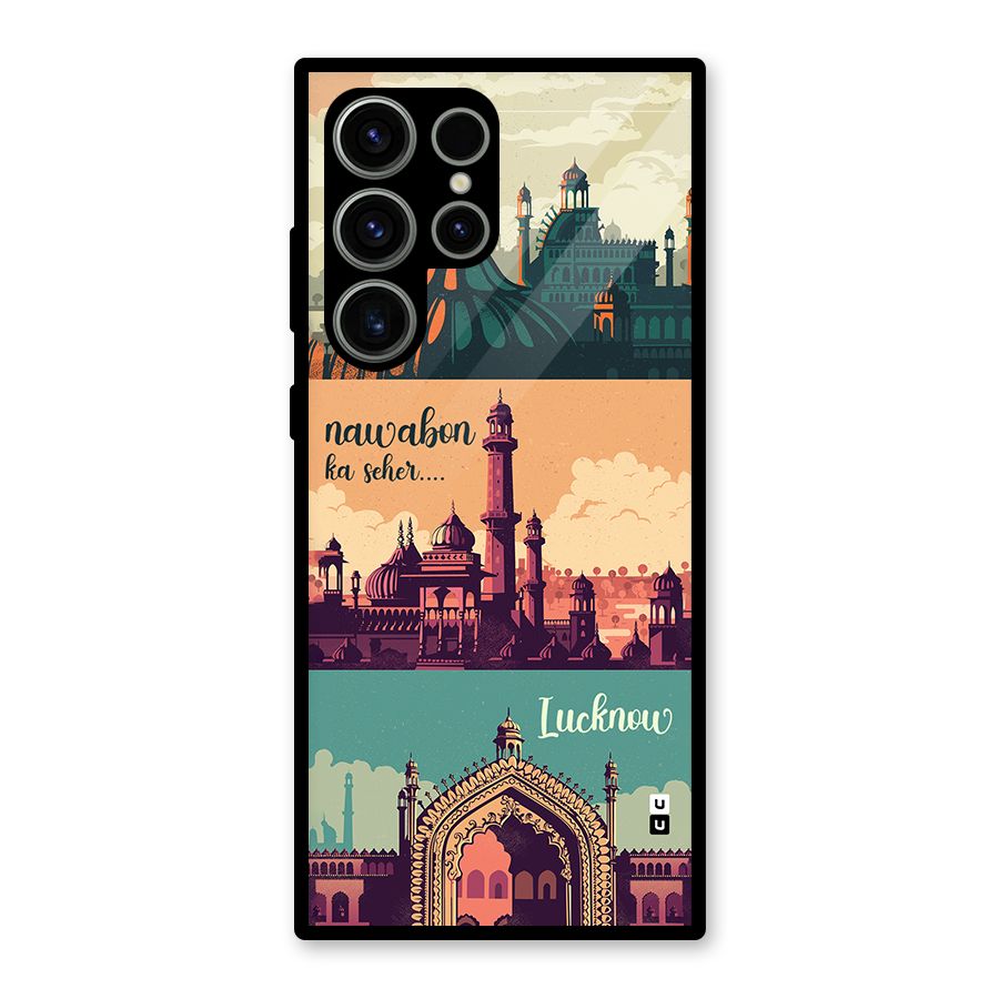 Lucknow City Glass Back Case for Galaxy S23 Ultra