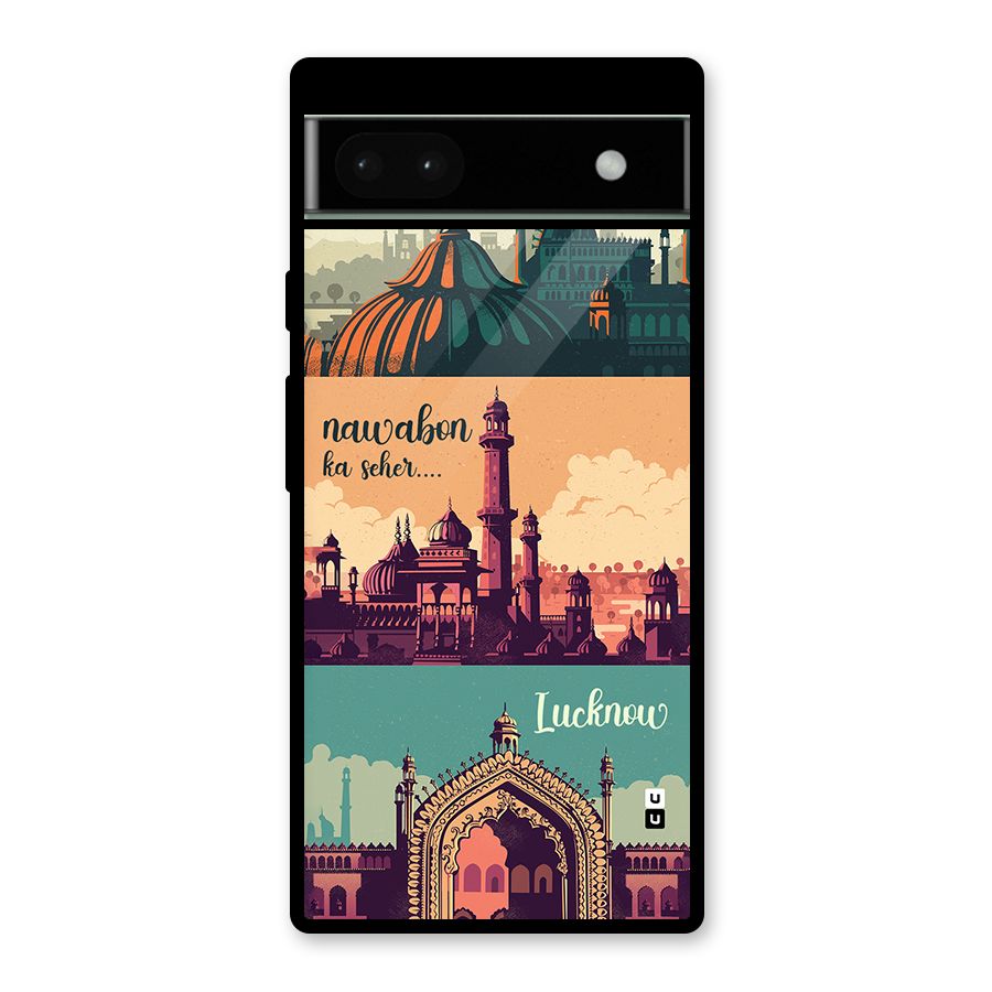 Lucknow City Glass Back Case for Google Pixel 6a