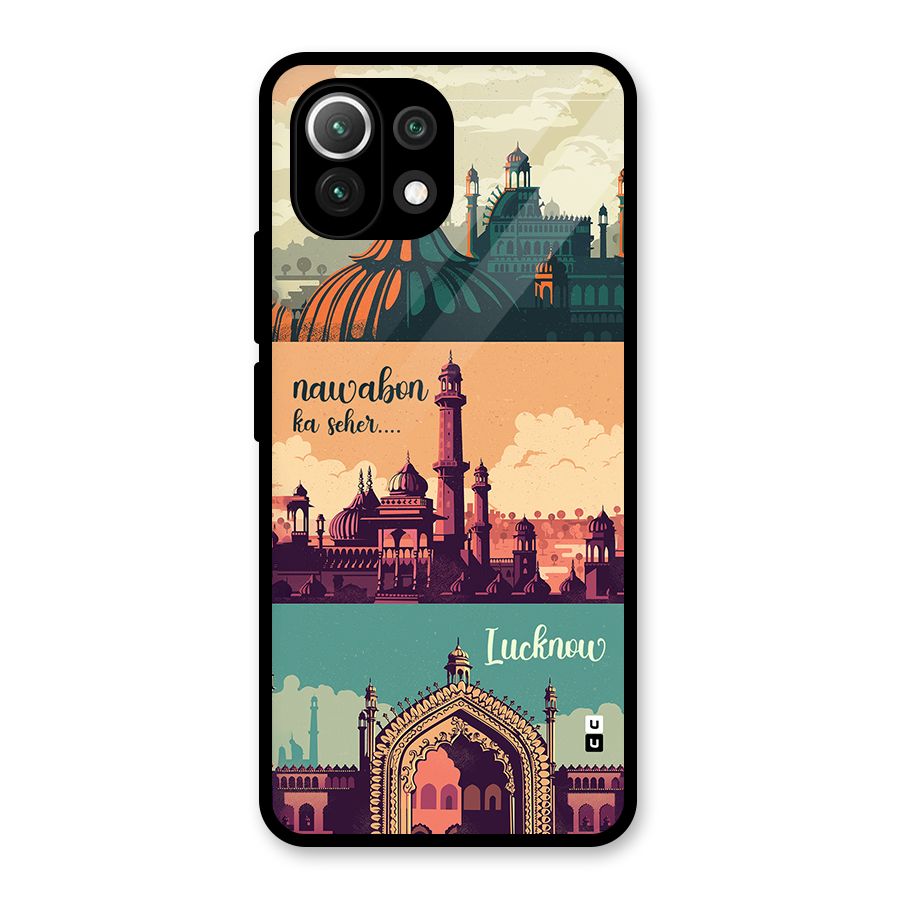Lucknow City Glass Back Case for Mi 11 Lite