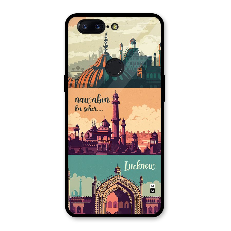 Lucknow City Glass Back Case for OnePlus 5T