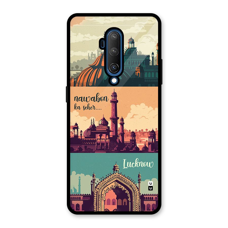 Lucknow City Glass Back Case for OnePlus 7T Pro