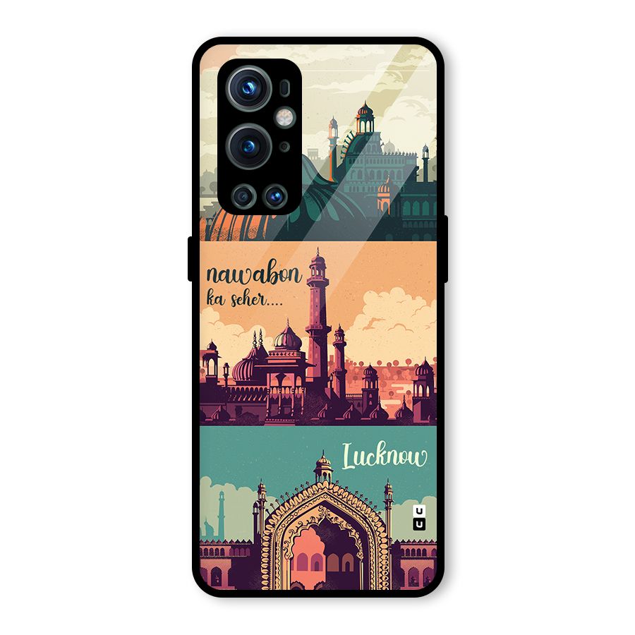 Lucknow City Glass Back Case for OnePlus 9 Pro