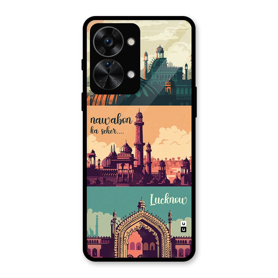 Lucknow City Glass Back Case for OnePlus Nord 2T