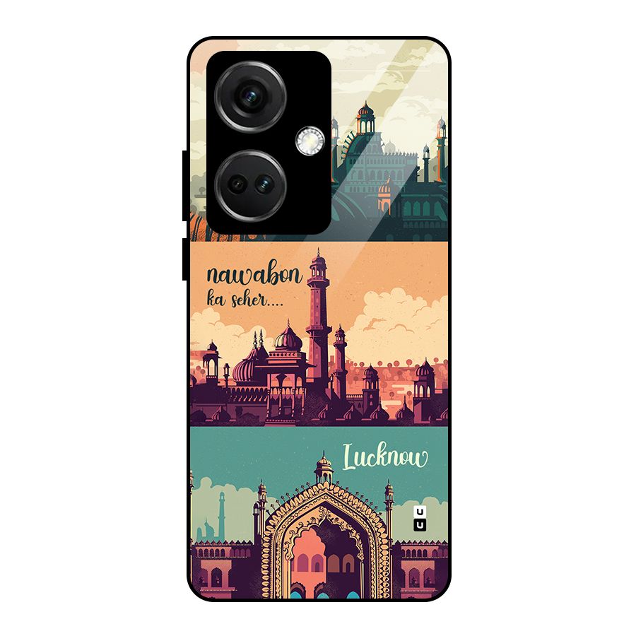 Lucknow City Glass Back Case for OnePlus Nord CE 3 5G