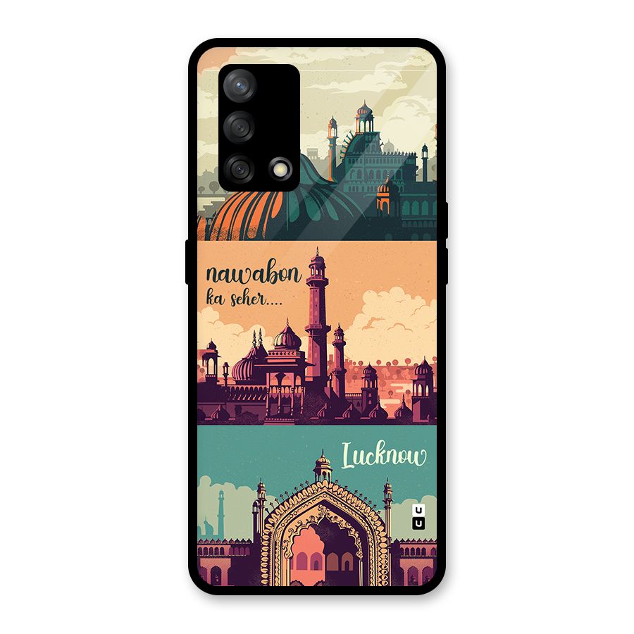 Lucknow City Glass Back Case for Oppo F19