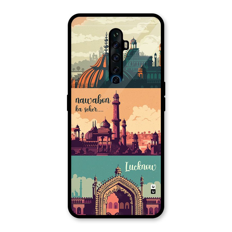 Lucknow City Glass Back Case for Oppo Reno2 Z