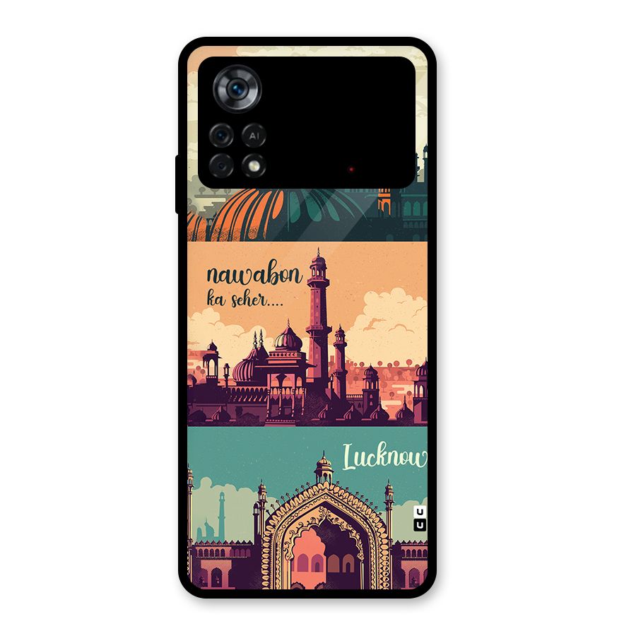 Lucknow City Glass Back Case for Poco X4 Pro 5G