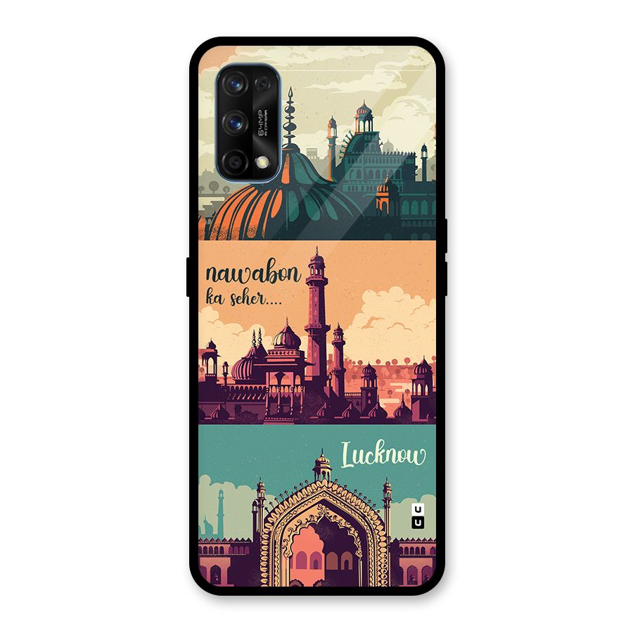 Lucknow City Glass Back Case for Realme 7 Pro