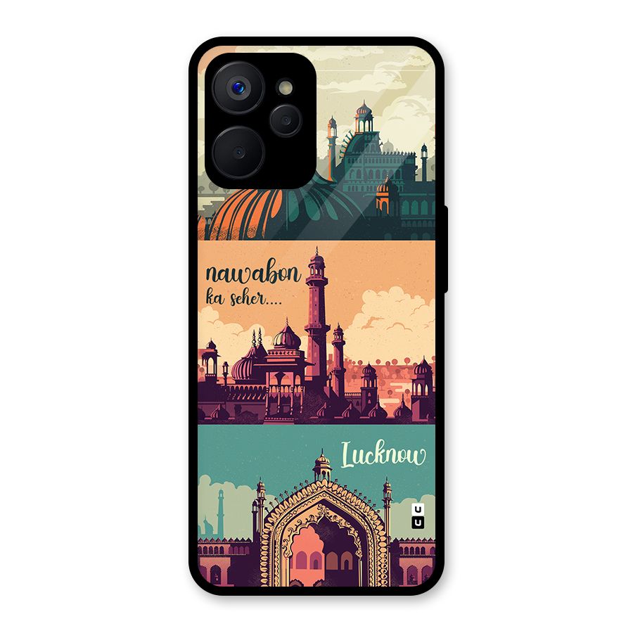 Lucknow City Glass Back Case for Realme 9i 5G