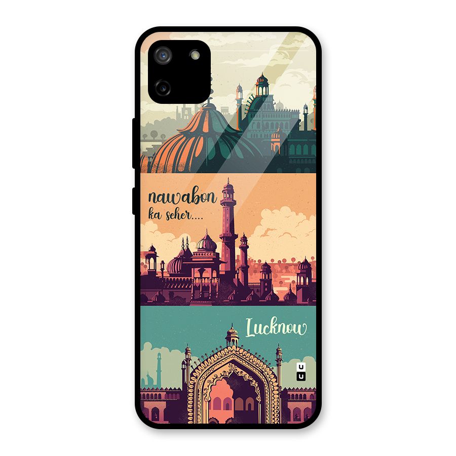 Lucknow City Glass Back Case for Realme C11