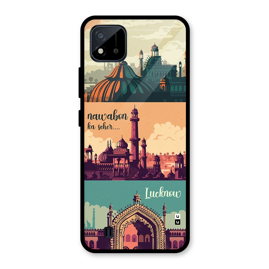 Lucknow City Glass Back Case for Realme C11 2021