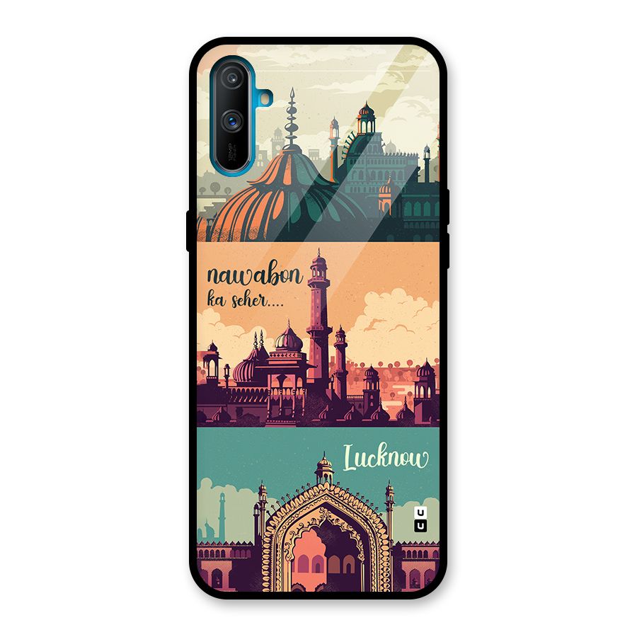 Lucknow City Glass Back Case for Realme C3