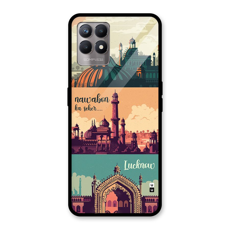 Lucknow City Glass Back Case for Realme Narzo 50