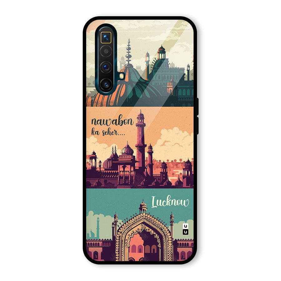Lucknow City Glass Back Case for Realme X3