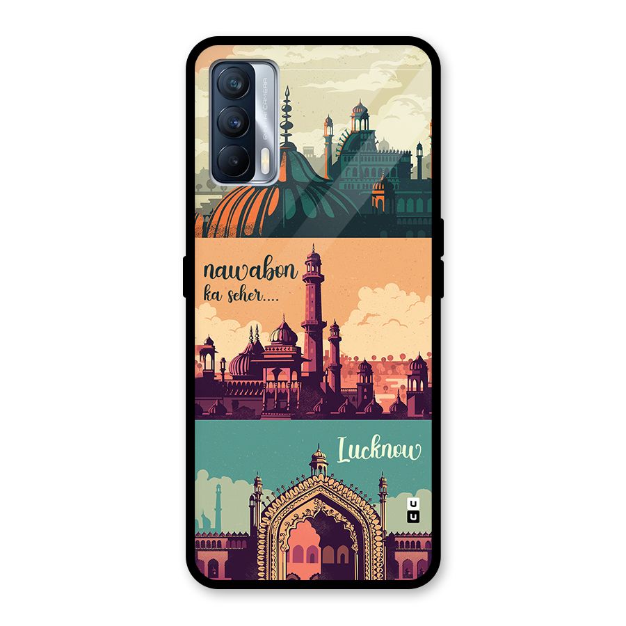 Lucknow City Glass Back Case for Realme X7