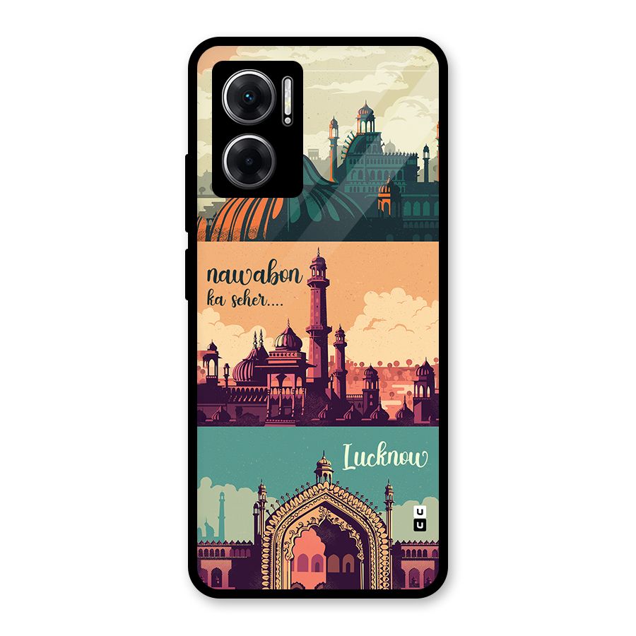 Lucknow City Glass Back Case for Redmi 11 Prime 5G