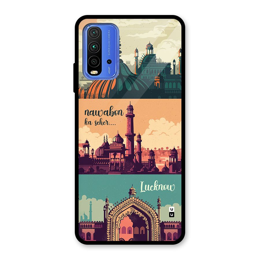 Lucknow City Glass Back Case for Redmi 9 Power