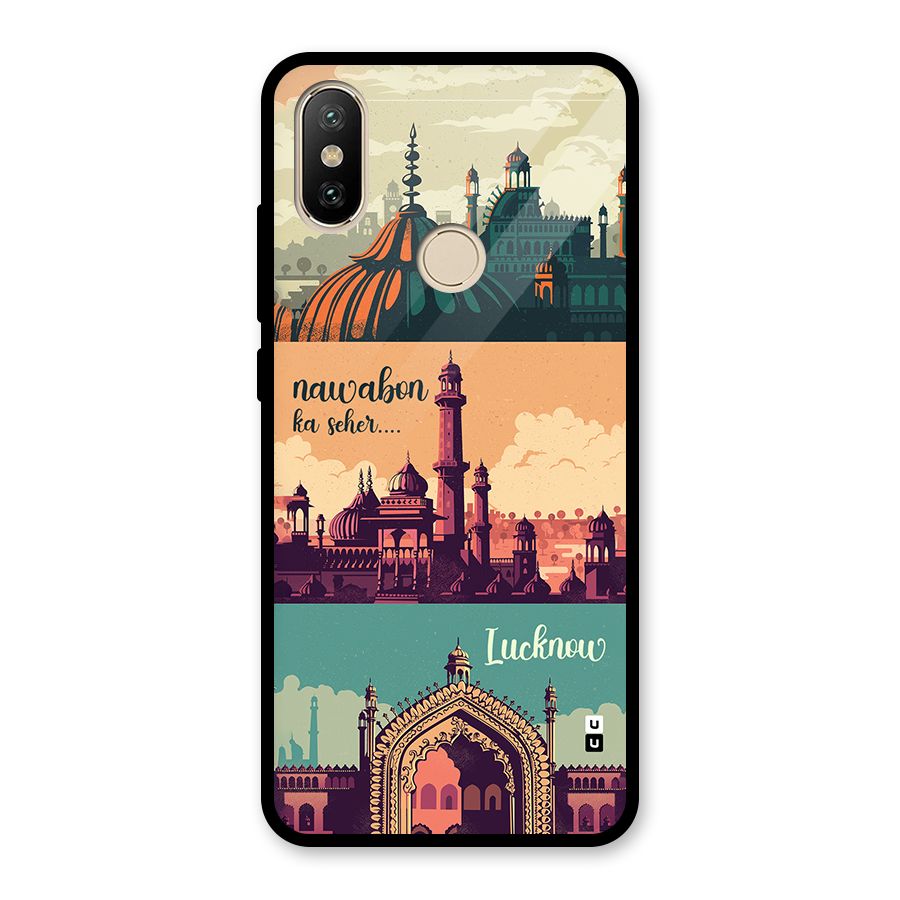 Lucknow City Glass Back Case for Redmi A2