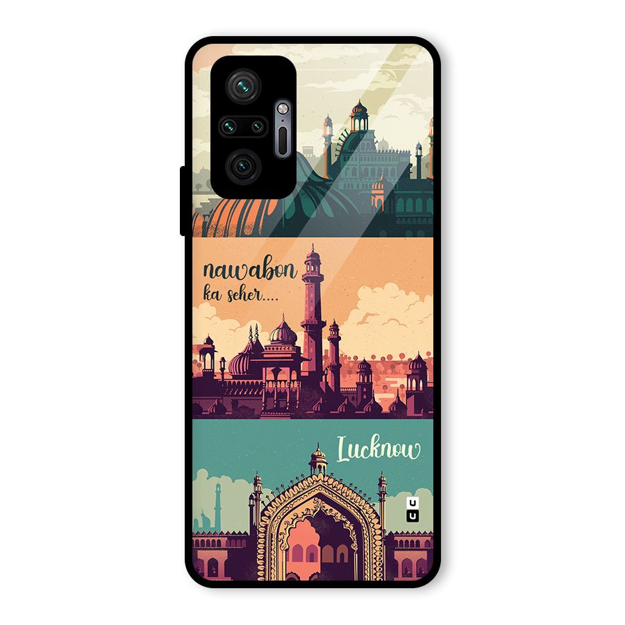 Lucknow City Glass Back Case for Redmi Note 10 Pro Max
