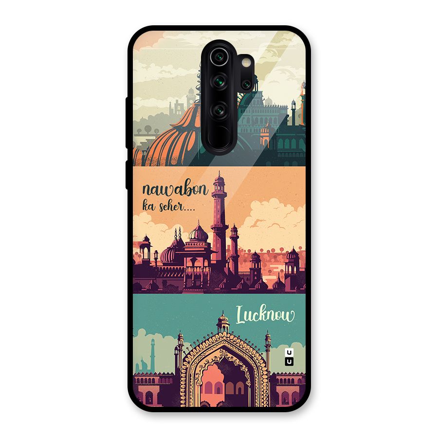 Lucknow City Glass Back Case for Redmi Note 8 Pro