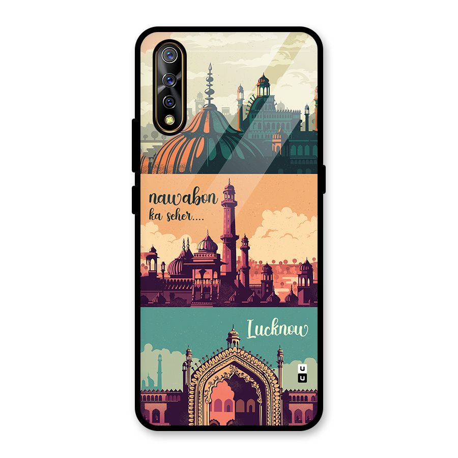 Lucknow City Glass Back Case for Vivo S1