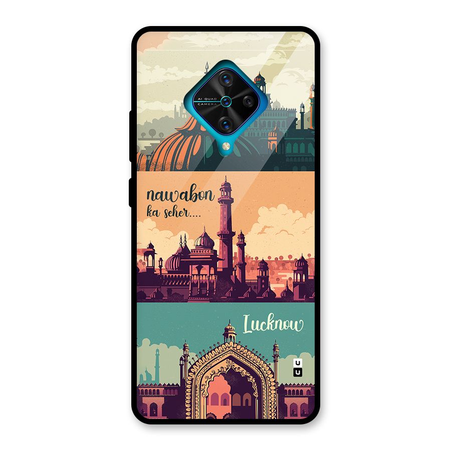 Lucknow City Glass Back Case for Vivo S1 Pro