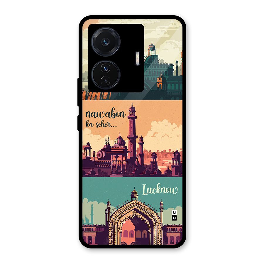 Lucknow City Glass Back Case for Vivo T1 Pro