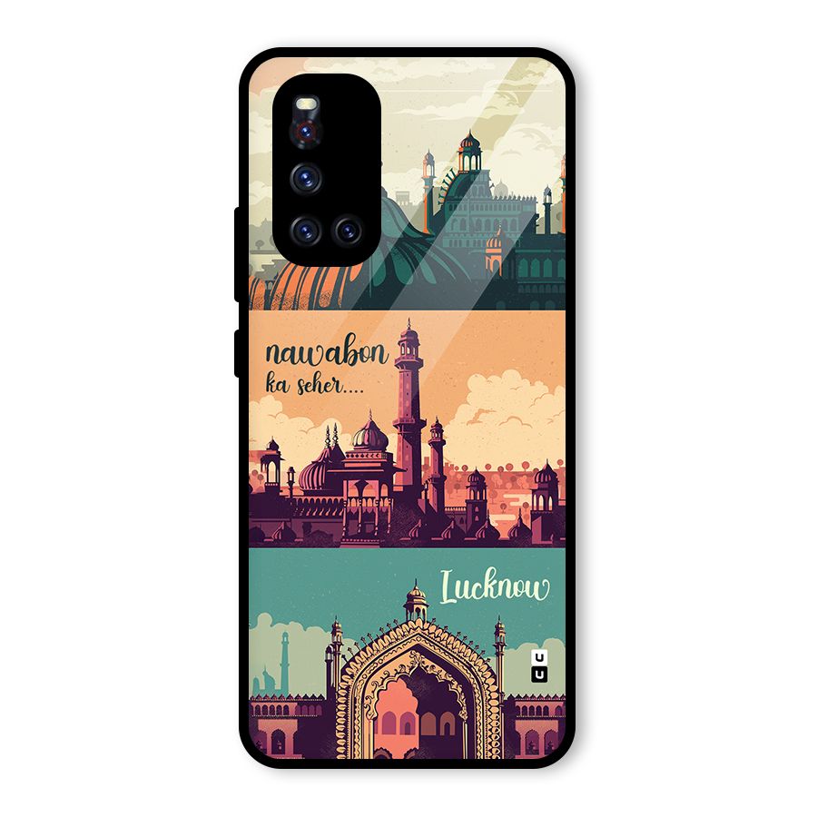 Lucknow City Glass Back Case for Vivo V19