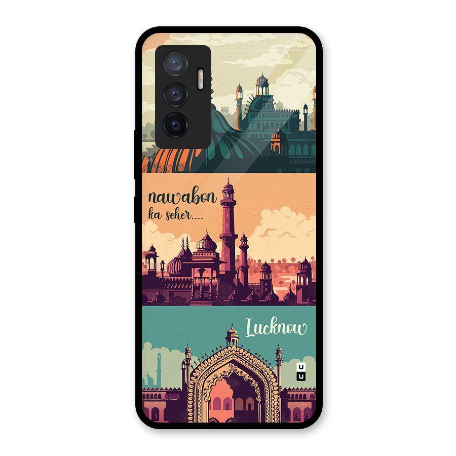 Lucknow City Glass Back Case for Vivo V23e