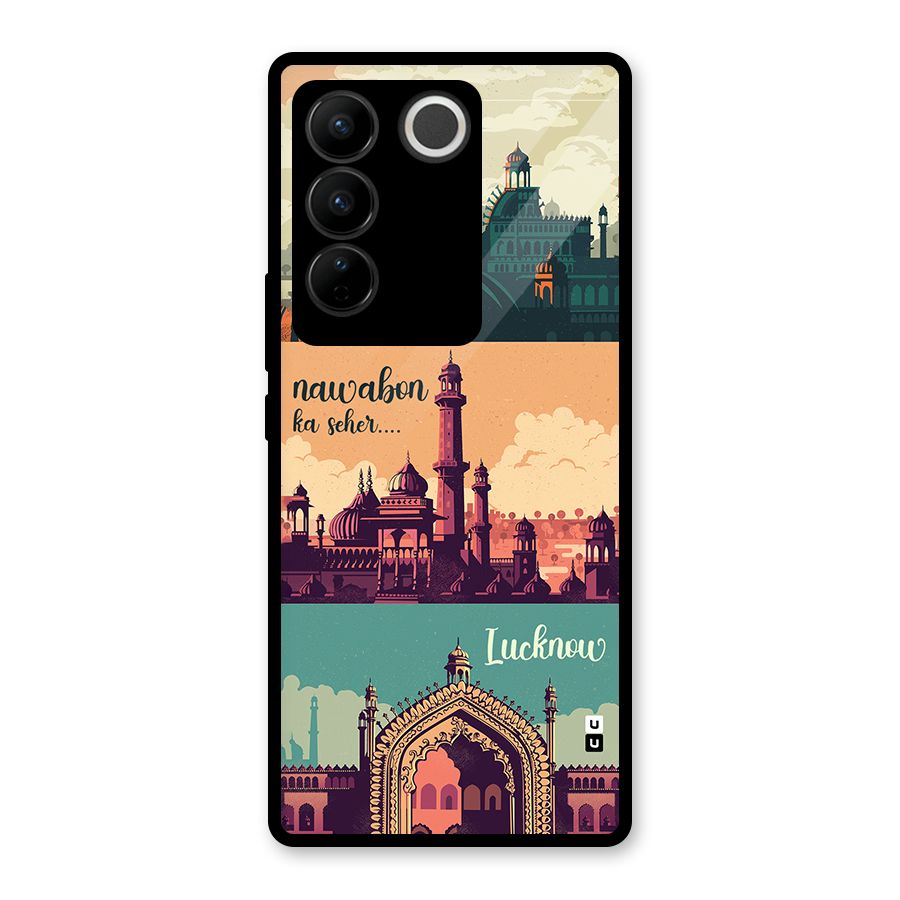 Lucknow City Glass Back Case for Vivo V27